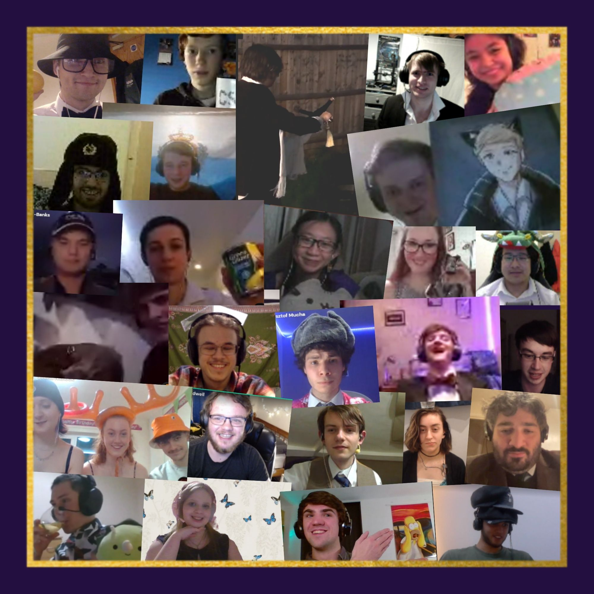 Collage of attendees at the CSS Ball